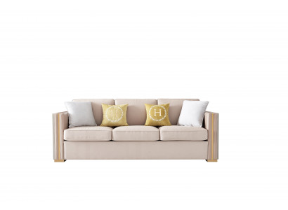 Wunnzëmmer Designer Miwwelen Kanapee-Garnitur Couch Polster Komplett Sofa