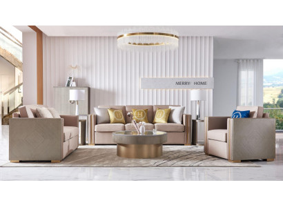 Luxus Miwwelen Wunnzëmmer Sofagarnitur Hotel Stil Garnituren Canapé Couch