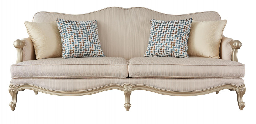 Sofagarnitur Luxus Set 3+1+1 Fotell Italienesch Miwwelen Sëtzer Kanapé Garnitur