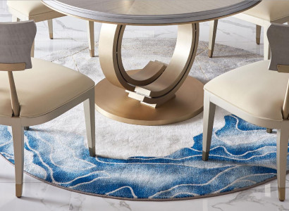 Design Ronn Dësch 4x Still Iesszëmmer Sëtz Ronn Dëscher Garnitur Holz