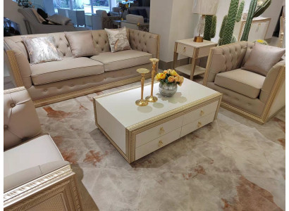 Garnitur 3+1 Sëtzer Sëtz Polster Sofas Couchen Garnituren Neit Design Couch Sofa