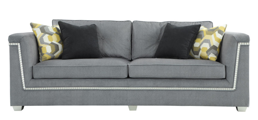 Sofabestéck 3+1 Gro Wunnzëmmer Textil Polstermöbel Modern Sofa