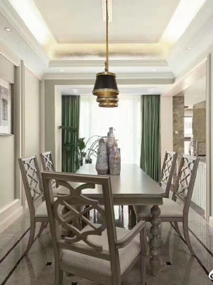 Iessgruppeset Stullgrupp Neien Dësch 6 Design Still 7tlg Iesszëmmer Holz Dëscher