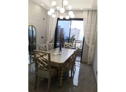 Iesszëmmer Set Iess Grupp Holz Dësch Dëscher 7dëlleg Komplett Set 6 Still Iessdësch