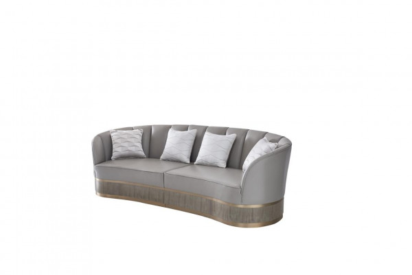 XXL grouss Sofa Couch véiersëtzer Lounge Club Sofas 270cm italienesch Miwwelen nei
