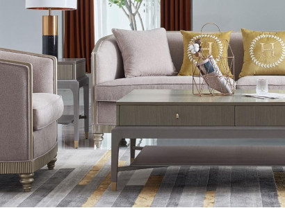 Canapé-Set Polster 3+1 Sëtz Set Design Sofas Canapéen Textil Modern Garnituren