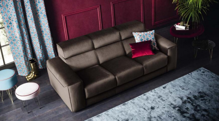 Luxus Miwwelen Wunnzëmmer Canapéen Canapé 3 Sëtz modern Massivholz Italieneschen Stil