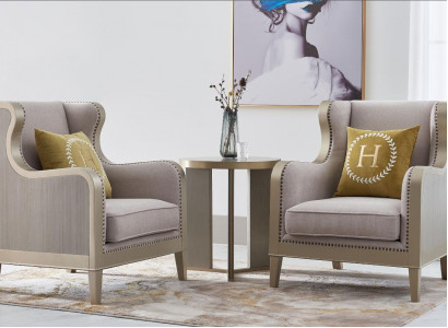 Soffagarnitur Garnitur 3tlg Set 2x Fauteuil Niewentisch Dësch Sofa Garnitur Sets