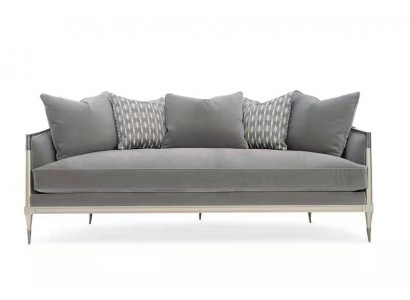 Wunnzëmmer Stoffsotz Sofa 3-Sëtzer Designer Couche Sofa Gro Textil Polster