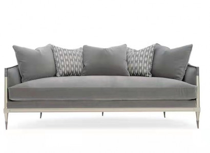 Wunnzëmmer Stoffsotz Sofa 3-Sëtzer Designer Couche Sofa Gro Textil Polster