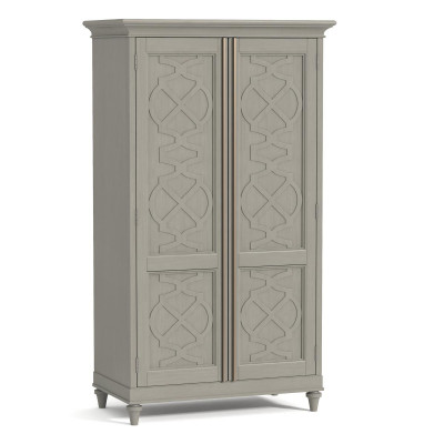 Kleederaschaf Holz Schaf Schief Holz Garde-robe Miwwelen Design
