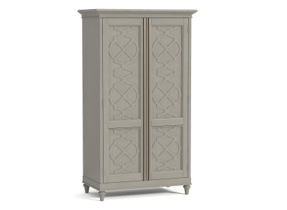 Kleederaschaf Holz Schaf Schief Holz Garde-robe Miwwelen Design
