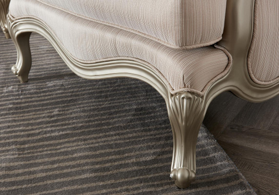 Luxus Dräisëtzer Canapé Sofa Polster Miwwelen 3 Sëtzer Canapéen Sofasen XXL