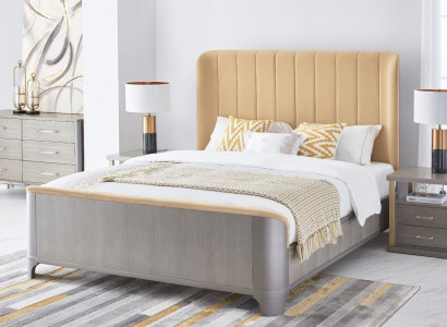 Bett 2x Nuetsdësch 3tlg. Schlofkummer Set Better nei Luxus Modern 180x200 Zëmmer