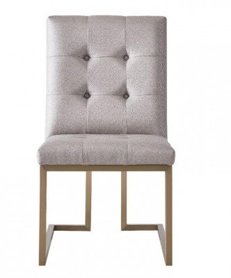 Designer Iesszëmmer Still Set Metall Textil Fotell 6x Lounge Still