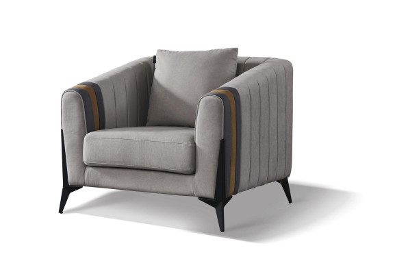 Soffagarnitur Wunnlandschaft Sofas Couchen Polster Stoffsofa 3+1 Sëtzer