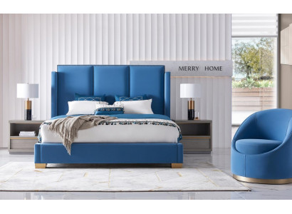 Schlofkummer Luxus Bett Miwwelen 2x Nuetschekëscht Set Better Dubai Hotelmiwwelen