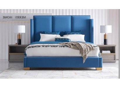 Bett Lieder 2x Nuetsdësch 3-tellegt Schlofzëmmer Set Miwwelen Modern Luxus