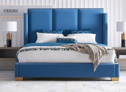 Bett Lieder 2x Nuetsdësch 3-tellegt Schlofzëmmer Set Miwwelen Modern Luxus