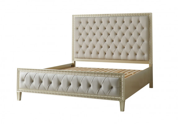 Better Luxusbett Hotel Royal Miwwelen Stoff Design Ariichtung Gepolstert Bettframe