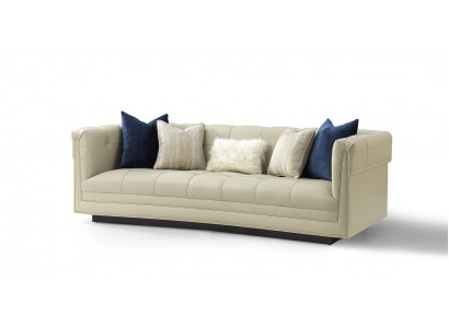 Wunnzëmmer modern Sofas Italienesch Sofa Canapé 3 Sëtzer Polsterung Héichwäerteg