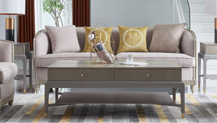 Textil Canapé Couch Polster Garnitur 3 Sëtzer Couchen Sofas Garnituren Dräisëtzer