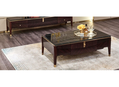 Canapé Dësch Holz Dësch Niewendësch Sofa Canapé Dëscher Marmor Wunnzëmmer Design Miwwelen