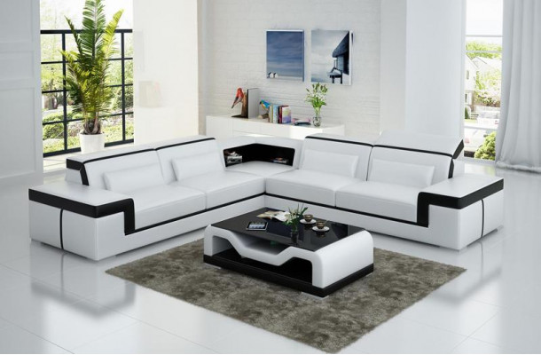 Canapé Eckcanapé Canapé Couchage Canapé Canapéen Ledersofa Eckgarnitur Eckgarnituren Eckcanapé