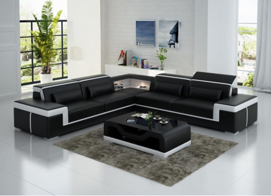 Canapé Eckcanapé Canapé Couchage Canapé Canapéen Ledersofa Eckgarnitur Eckgarnituren Eckcanapé