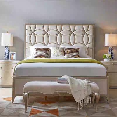 Designer Polster Duebelbett Better Bett Schlofzëmmer Eebett Textil Lieder