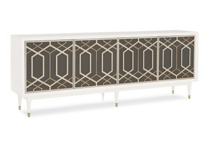 Design Miwwelen Luxus Kommoden Lowboard Wunnzëmmer Sideboard Modern Holz Schief