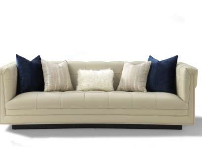Zwee-Sëtzer Sofas Wunnzëmmer Canapé Sofa 2 Sëtzer Miwwelen Ariichtung Italien Luxus