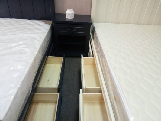 Klassesch Duebelbett Better Holz Bett Landhaus Stil Echt Holz