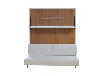 Wandbett Multifunktion Better Schrankbett mat Sofa Bett Schlofkummer Miwwelen Nei