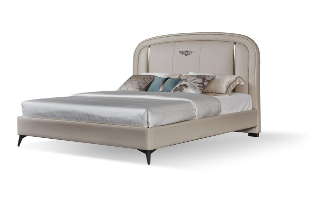 Bett Këssen Design Luxus Duebel Hotel Dekor Better 180x200cm Schlofzëmmer