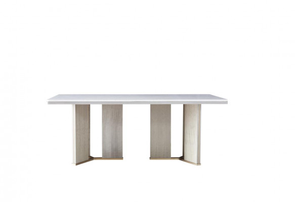 Luxus Dësch Design Iesszëmmer 200x100cm Iessdëscher Holz Miwwelen Designer