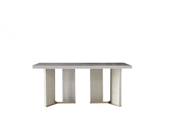Luxus Dësch Design Iesszëmmer 200x100cm Iessdëscher Holz Miwwelen Designer