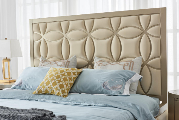 Duebel Better Royal Bett Schlofzëmmer Dekorativ Modern Bett Holz 180x200cm