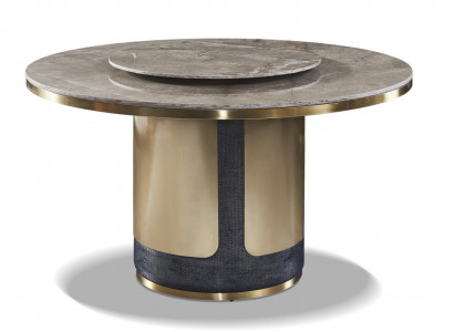 Design Holzdësch Ronn Iessdësch Ronn Dëscher 135cm Deko Luxus Klass