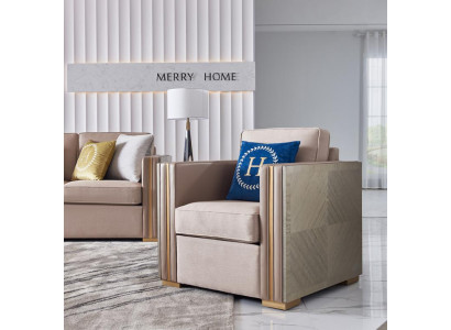 Luxus Still Miwwelen Wunnzëmmer Eenzuersofa Canapé Lounge Club Hotel