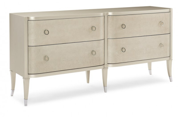 Modern Kommode Luxus Italien Design Miwwelen Polster Holz Konsol Sideboard Low