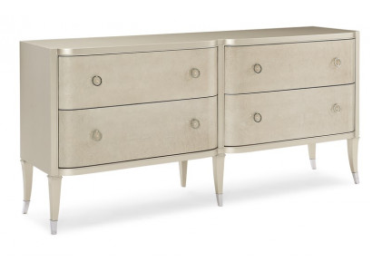 Modern Kommode Luxus Italien Design Miwwelen Polster Holz Konsol Sideboard Low