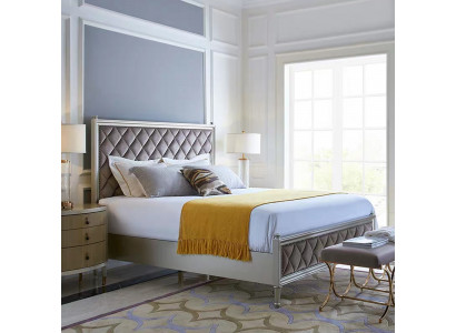 Klassesch Designer Bett Schlofkummer Textil Lieder Polster Italienesch Miwwelen