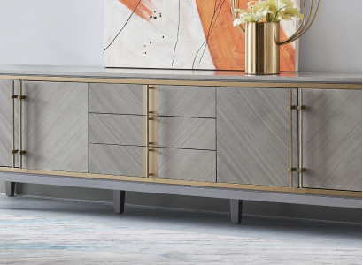 Design Kommode Anrichte Dekor Side Low Board Schaf Wunnzëmmer Regal