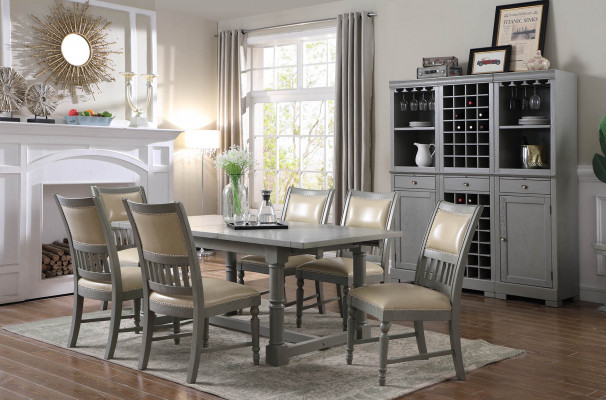 Luxusmiwwelen Iessdësch Iesszëmmer Wunnzëmmer Dësch Holz Design Dëscher