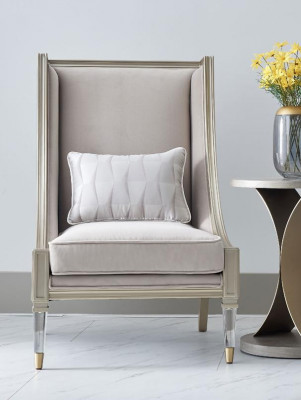 Klassesch Ouerensessel Still Canapé Sofa Polster Sëtz Lounge Relax Club Stoff.