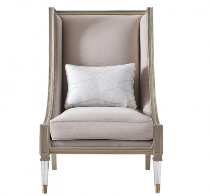 Klassesch Ouerensessel Still Canapé Sofa Polster Sëtz Lounge Relax Club Stoff.