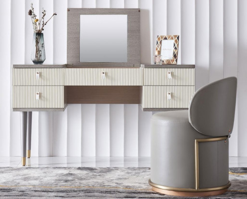 Schminktisch Konsolendësch Designer Holz Dekorativ Kommode Säitendësch