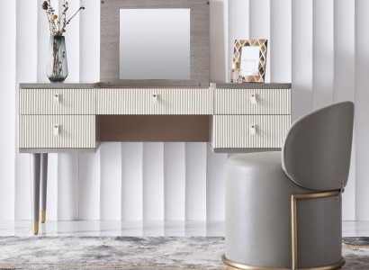 Schminktisch Konsolendësch Designer Holz Dekorativ Kommode Säitendësch