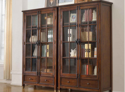 Vitrinn Klassesch Vitrinn Vitrinneschaf Vitrine Schief Schief aus Holz